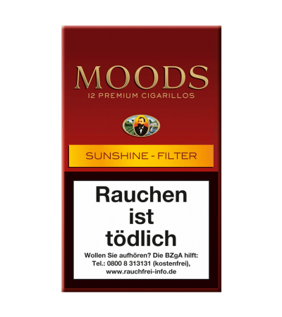 Moods Sunshine Zigarillos 12 Stück