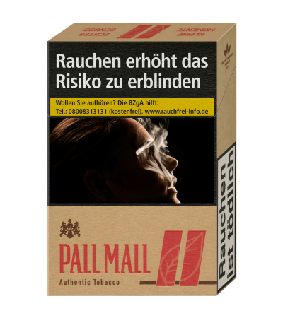 Pall Mall Authentic Red XL 21 Stück