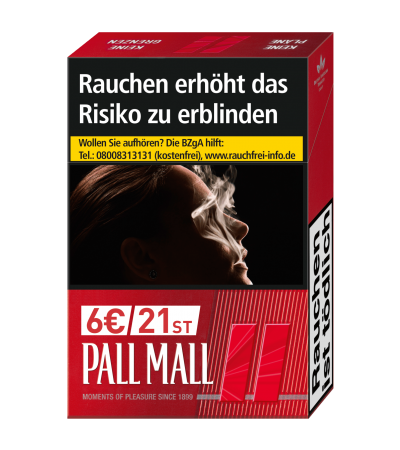 Pall Mall Red XL 21 Stück