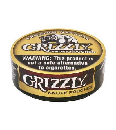 Grizzly Snuff Pouches